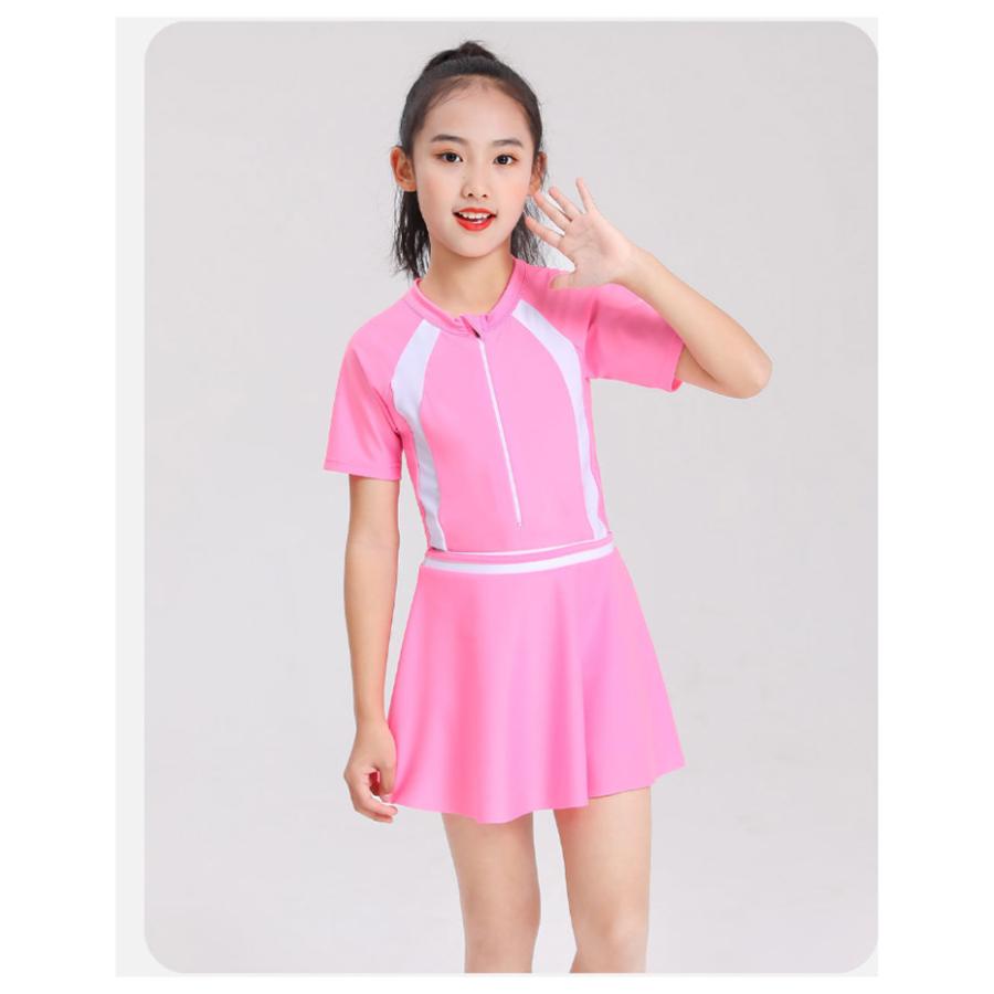 スクール水着 女の子 キッズ 水着 ワンピース セパレート オールインワン 女子 ガールズ ストレッチ 伸縮 速乾 スイムウェア 女児 幼稚園 小学生 |  | 18