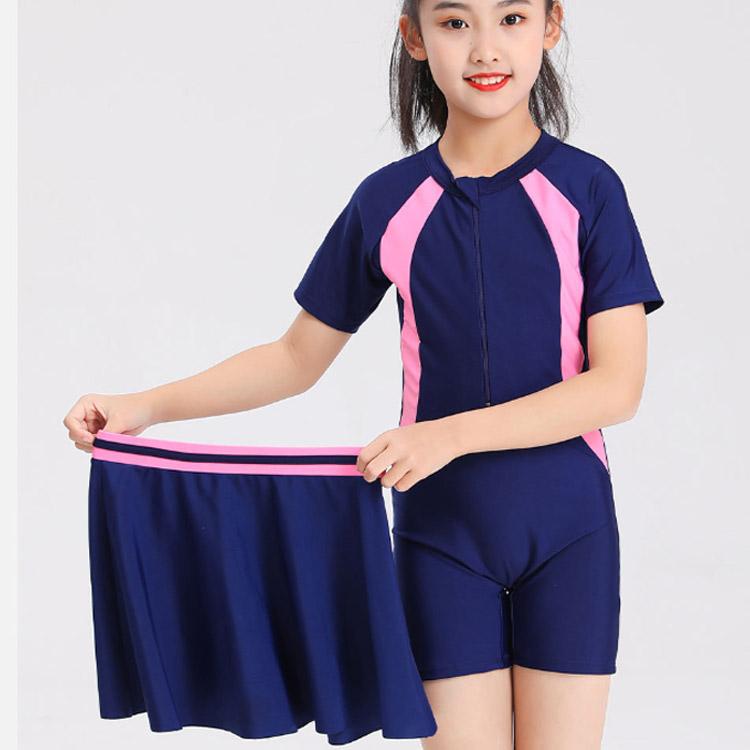 スクール水着 女の子 キッズ 水着 ワンピース セパレート オールインワン 女子 ガールズ ストレッチ 伸縮 速乾 スイムウェア 女児 幼稚園 小学生 |  | 02