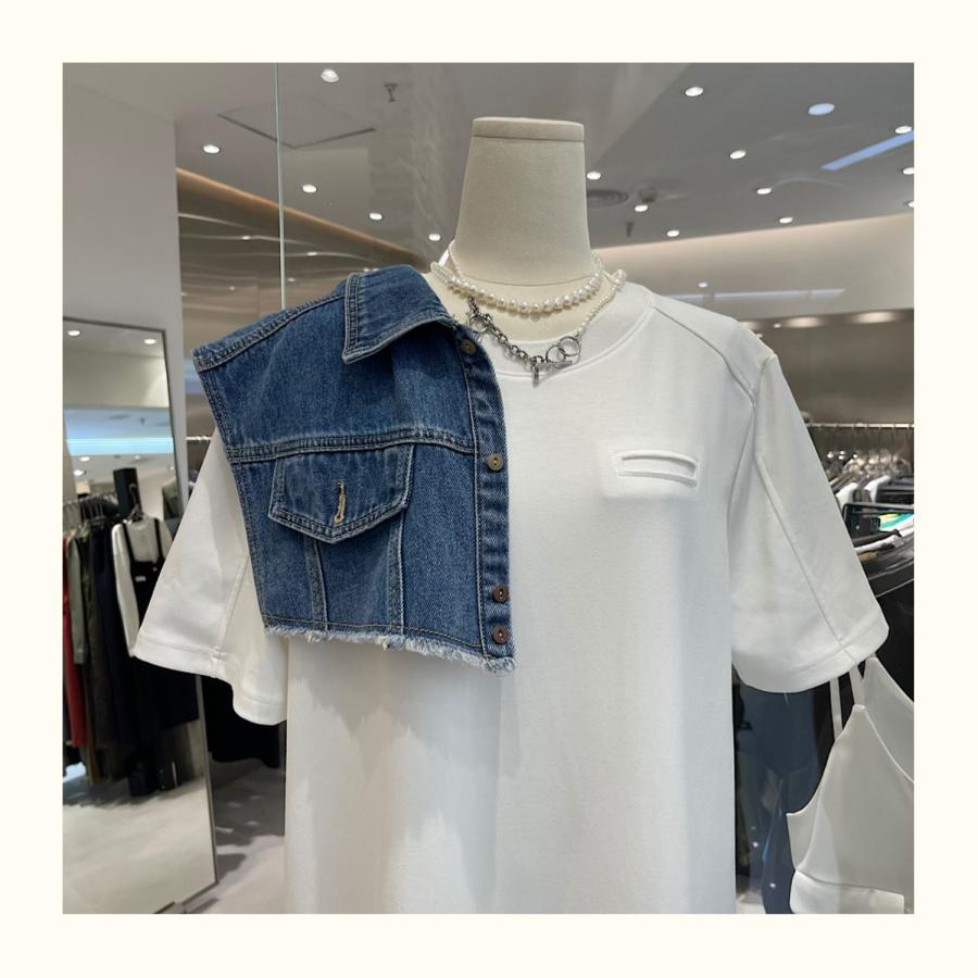 Tシャツワンピース ワンピース レディース ロング カットソー TEEワンピース 丸首 大人 カジュアル |  | 05