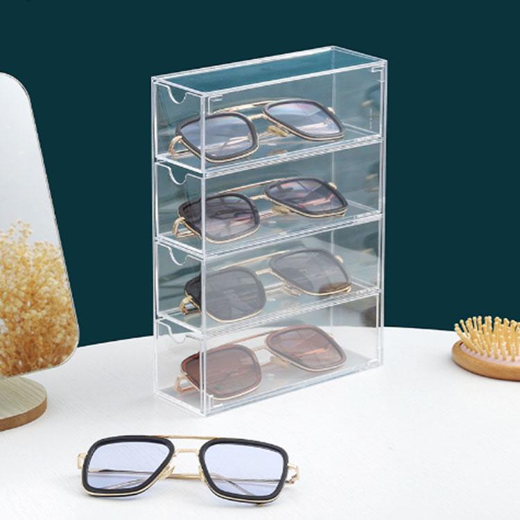 サングラス サングラス収納 収納ボックス 透明 メガネスタンド メガネ