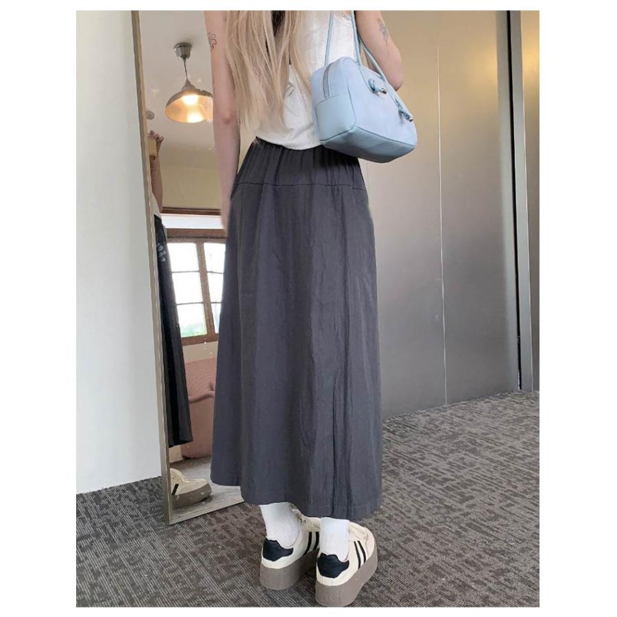 8分丈 スカンツ パンツスカート ワイドパンツ スカートパンツ 無地