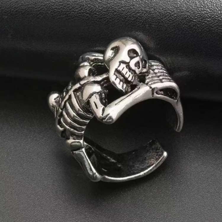 送料無料】 指輪 リング メンズ ハロウィン サージカル ステンレス