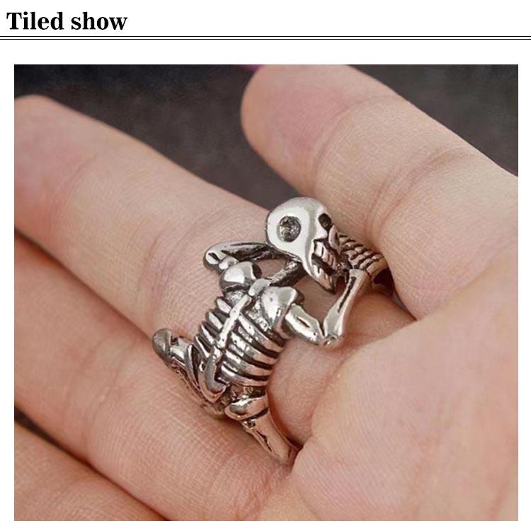 送料無料】 指輪 リング メンズ ハロウィン サージカル ステンレス