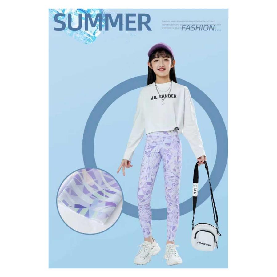 スポーツ レギンス キッズ フィットネス レギンス スポーツスパッツ 子供服 女の子 ヨガパンツ スポーツレギンス スポーツタイツ ストレッチ スパッ |  | 09