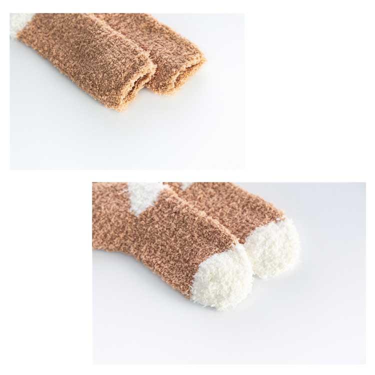 ルームソックス 靴下 キッズ 女の子 冬 ふわふわ もこもこ ソックス 可愛い 子供用 あったか 暖かい 冷え取り靴下 起毛 ボア 保温 厚手 防寒 |  | 13