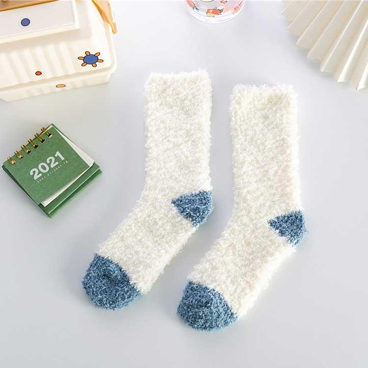 ルームソックス 靴下 キッズ 女の子 冬 ふわふわ もこもこ ソックス 可愛い 子供用 あったか 暖かい 冷え取り靴下 起毛 ボア 保温 厚手 防寒 |  | 02