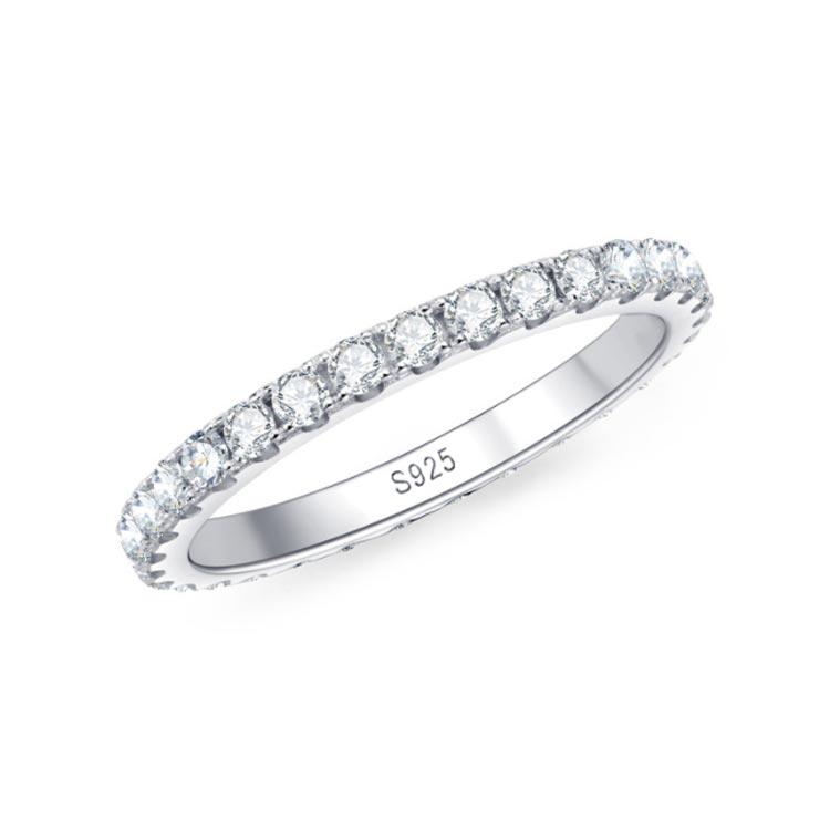 MINIMINI最高級モアサナイト　フルエタニティリング9号 楽天市場】お買い物マラソン☆半額クーポンで【5,900円】モアサナイト