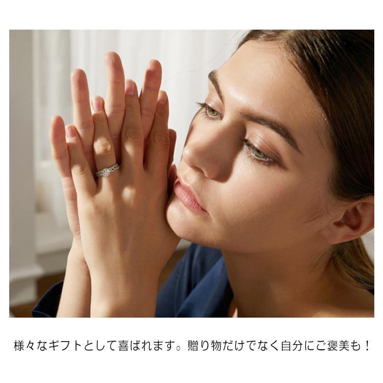 送料無料】 リング モアサナイト ホワイト シルバー925 シルバー 1ct 4