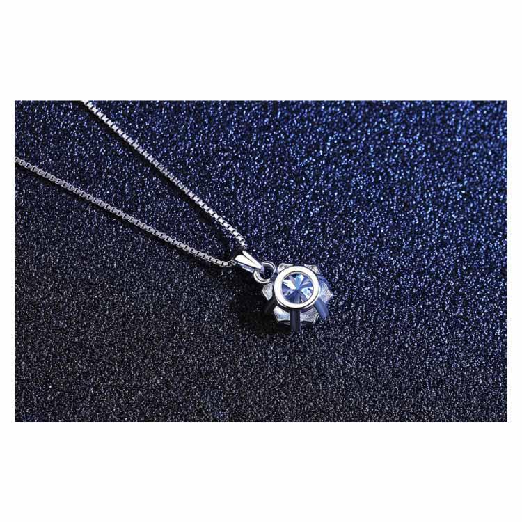 送料無料 ネックレス 1Carat モアサナイト ひと粒 一粒 シンプル