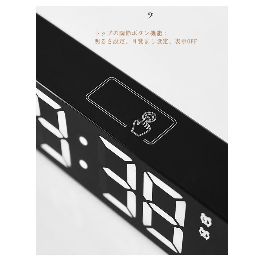 デジタル時計 LED ラウンド 置時計 掛け時計 壁掛け時計 夜も見える102 デジタル時計 LED ラウンド 置時計 掛け時計 壁掛け時計 夜も見える102