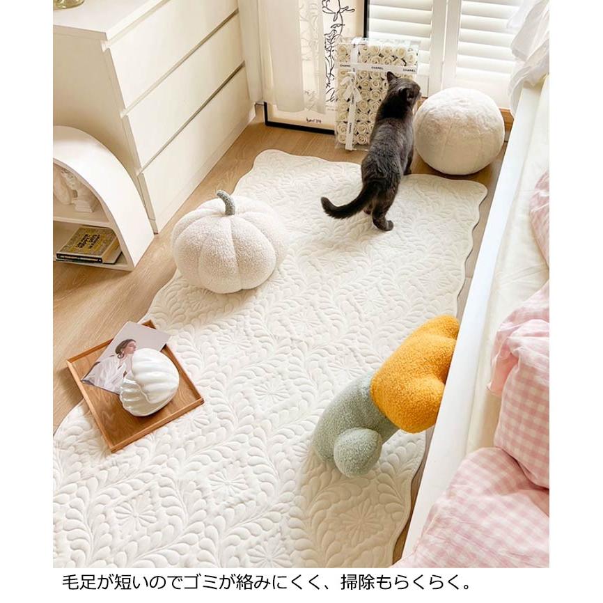 ラグマット カーペット 夏用ラグ おしゃれ 洗えるラグ 厚手 幅 70cm