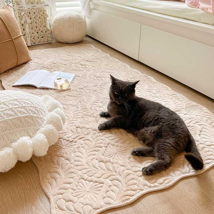 ラグマット カーペット 夏用ラグ おしゃれ 洗えるラグ 厚手 幅 70cm