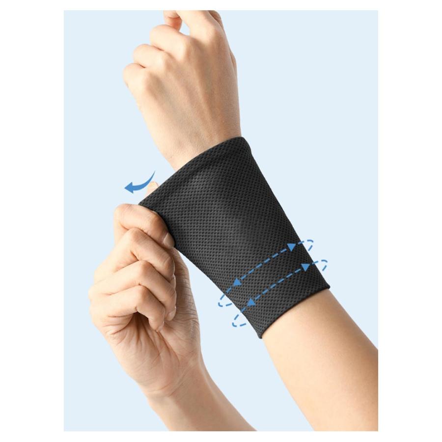 バスケ　リストバンド 4個セット 汗止め アイスバンド リストバンド バスケ メッシュ 伸縮性