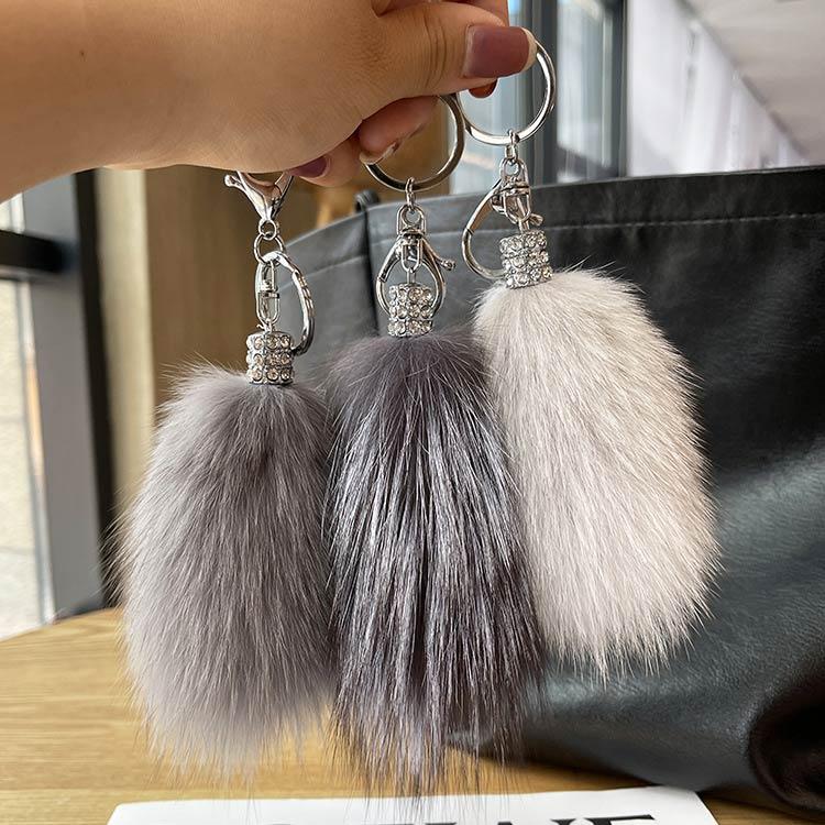 ギャル キーホルダー きらきら しっぽ カラフルしっぽ キラキラ ライン