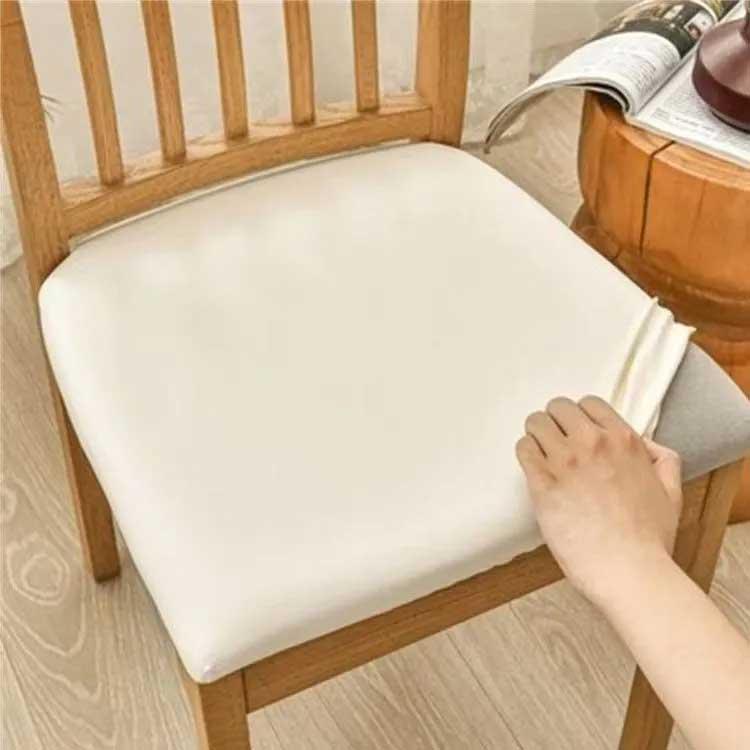 2枚セット チェアカバー 模様替え 座面のみ ストレッチ 座面用