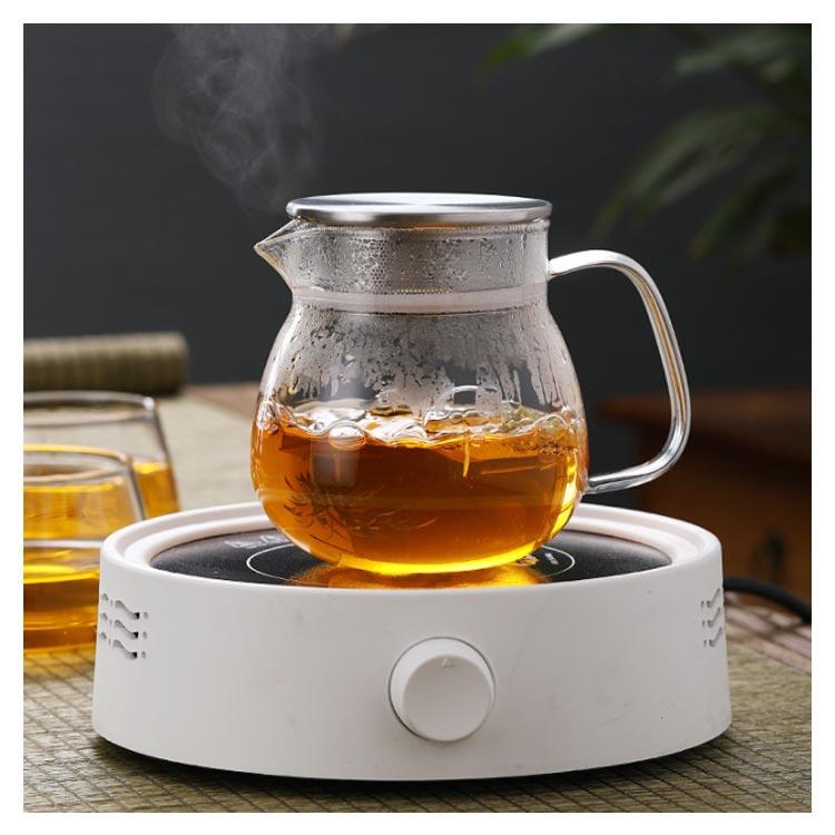 ティーポット 1L 耐熱ガラス ガラスポット 直火可 ガラス急須 紅茶