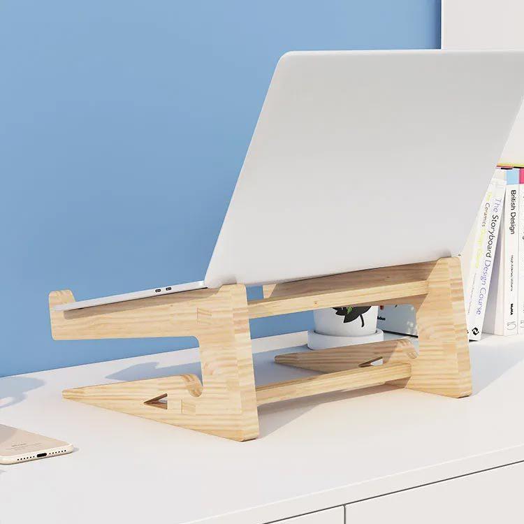 ノートパソコンスタンド 木製 PCスタンド ノートPC パソコンスタンド パソコン台 PC台 縦置き 横置き 卓上 省スペース パソコン収納 軽量 放 |  | 03