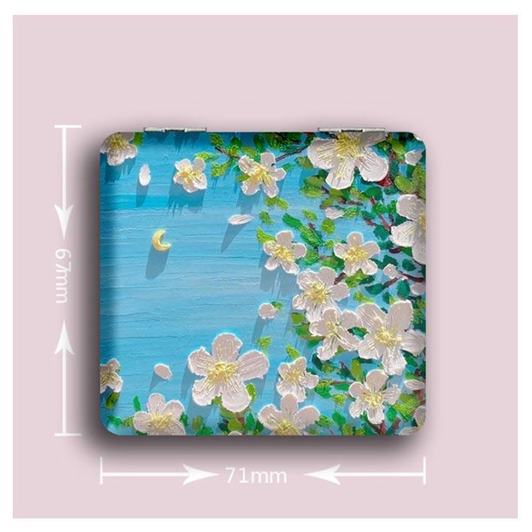 コンパクト ミラー 鏡 花柄 両面ミラー 折りたたみ 鏡 四角 拡大鏡 手鏡 化粧直し スキンケア メイク 女性 鏡 ハンドミラー ミニミラー 携帯 |  | 16