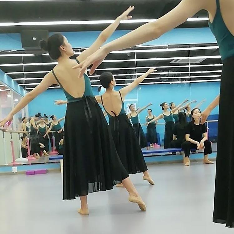 バレエ 巻きスカート 60cm 80cm丈 大人 ダンススカート 無地 ラップ