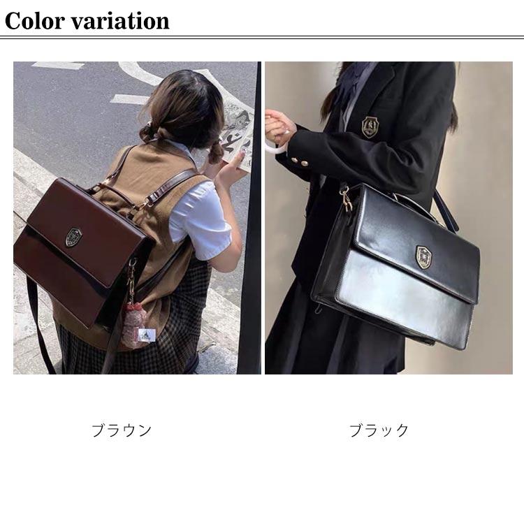 3way リュックサック 革 A4 学生鞄 ショルダーバッグ レディース
