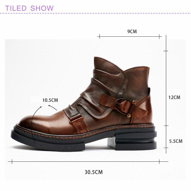 ブーツ メンズ エンジニアブーツ ドレープ ショート サイドジップ