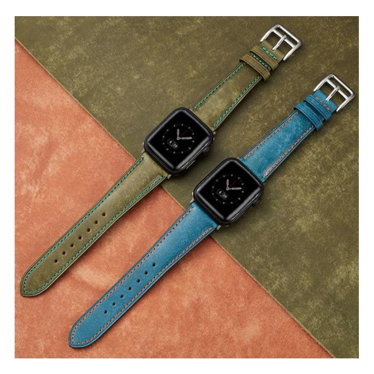 アップルウォッチ 8 シリーズ スーツに合うバンド 革 本革 7 Serie 4 5  