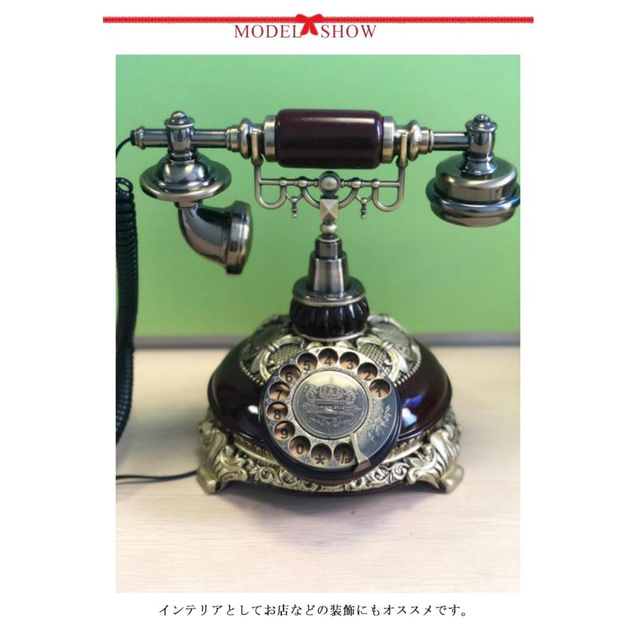 アンティーク電話機 レトロ電話機 有線電話 回転ダイヤル式 アンティーク電話機 レトロ電話機 有線電話 回転ダイヤル式