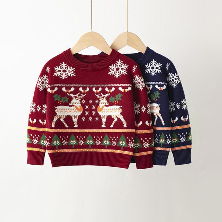 クリスマス セーター キッズ 子供 ニットトップス 男の子 女の子 クリスマス セーター キッズ 子供 ニットトップス 男の子 女の子
