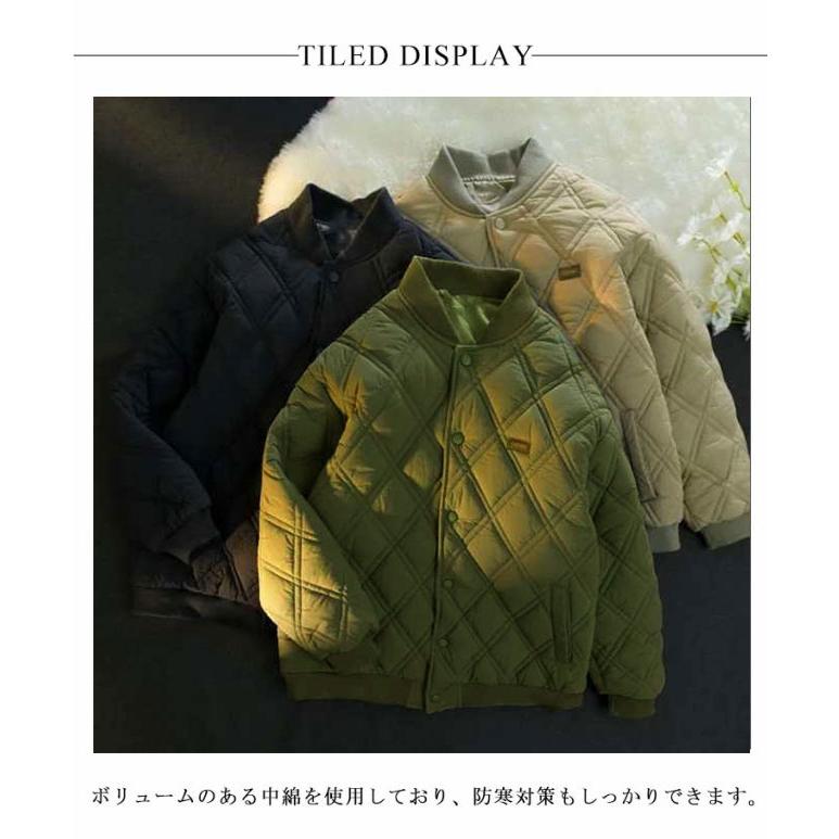 バーバリーズ MA-1型インナージャケット 中綿 裏地キルティング カーキ