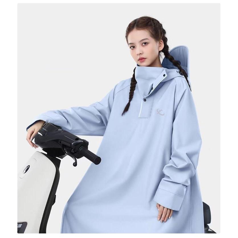 男女兼用 メンズ バイク 自転車 レインポンチョ 原付ポンチョ ロング