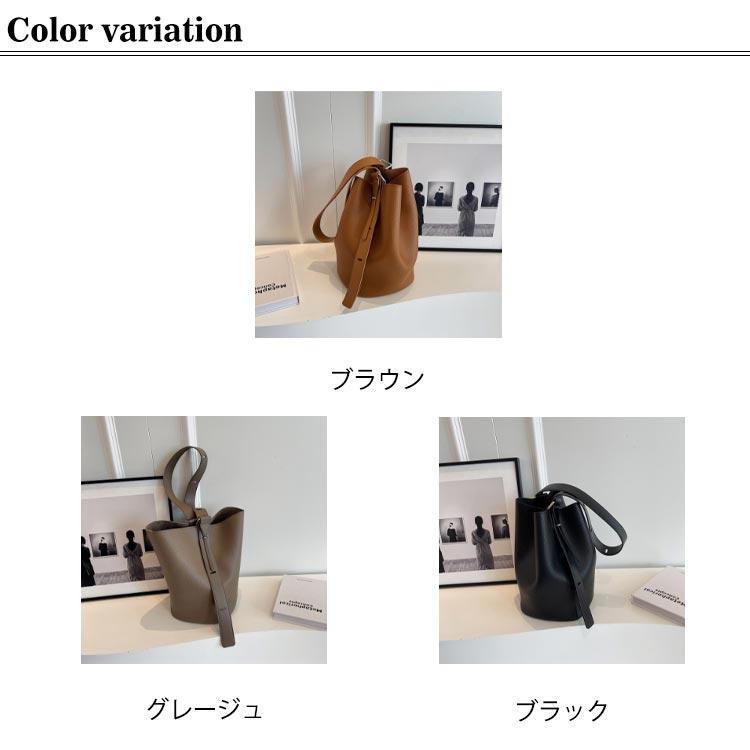 2WAY レディース 巾着バッグ ワンハンドル ワンショルダー シンプル