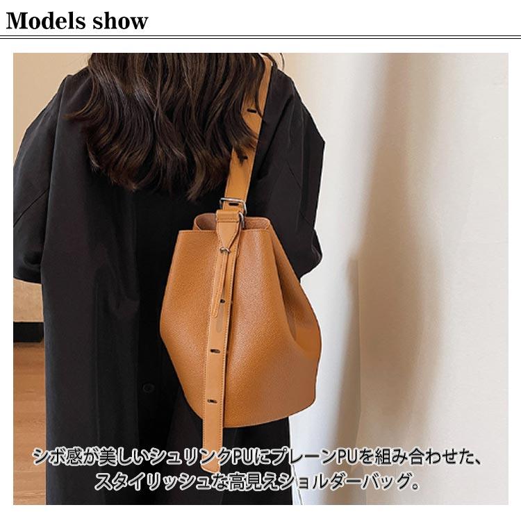 2WAY レディース 巾着バッグ ワンハンドル ワンショルダー シンプル