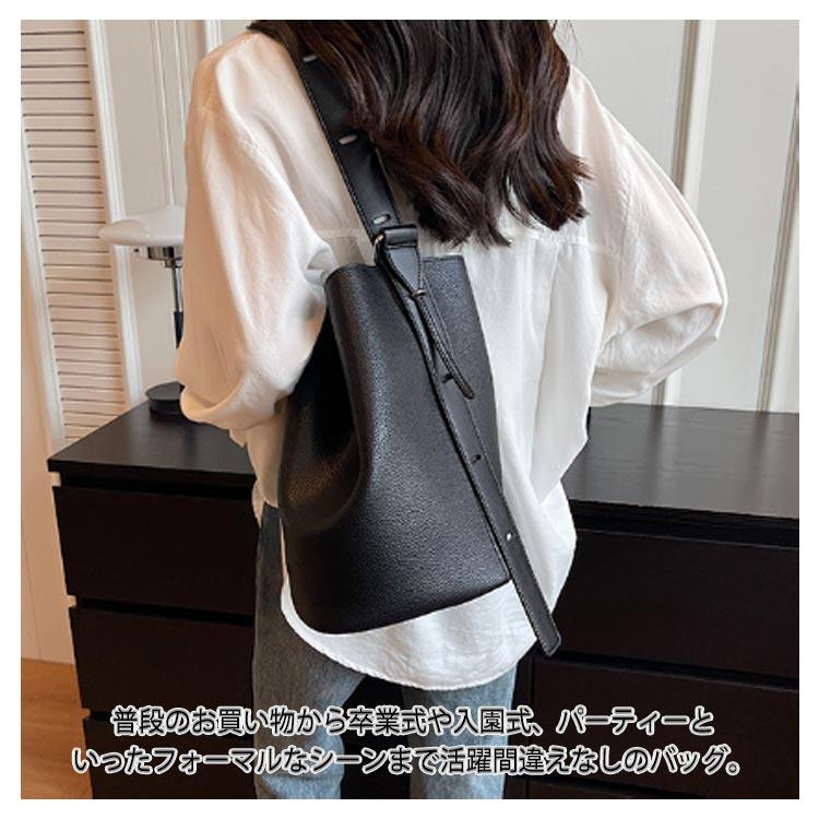 2WAY レディース 巾着バッグ ワンハンドル ワンショルダー シンプル