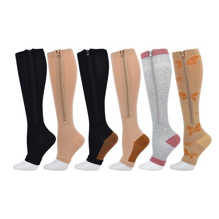 医療用 2足入 20-30mmHg 弾性 着圧ソックス むくみ 予防 加圧