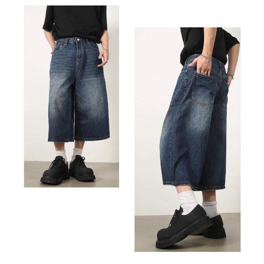 デニムパンツ ジーンズ ジーパン ハーフパンツ 7分丈 ショート デニムパンツ ジーンズ ジーパン ハーフパンツ 7分丈 ショート