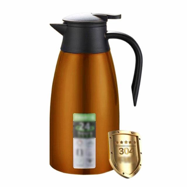 送料無料 ステンレスポット 卓上 おしゃれ 保温 ポット 広口 保冷 真空