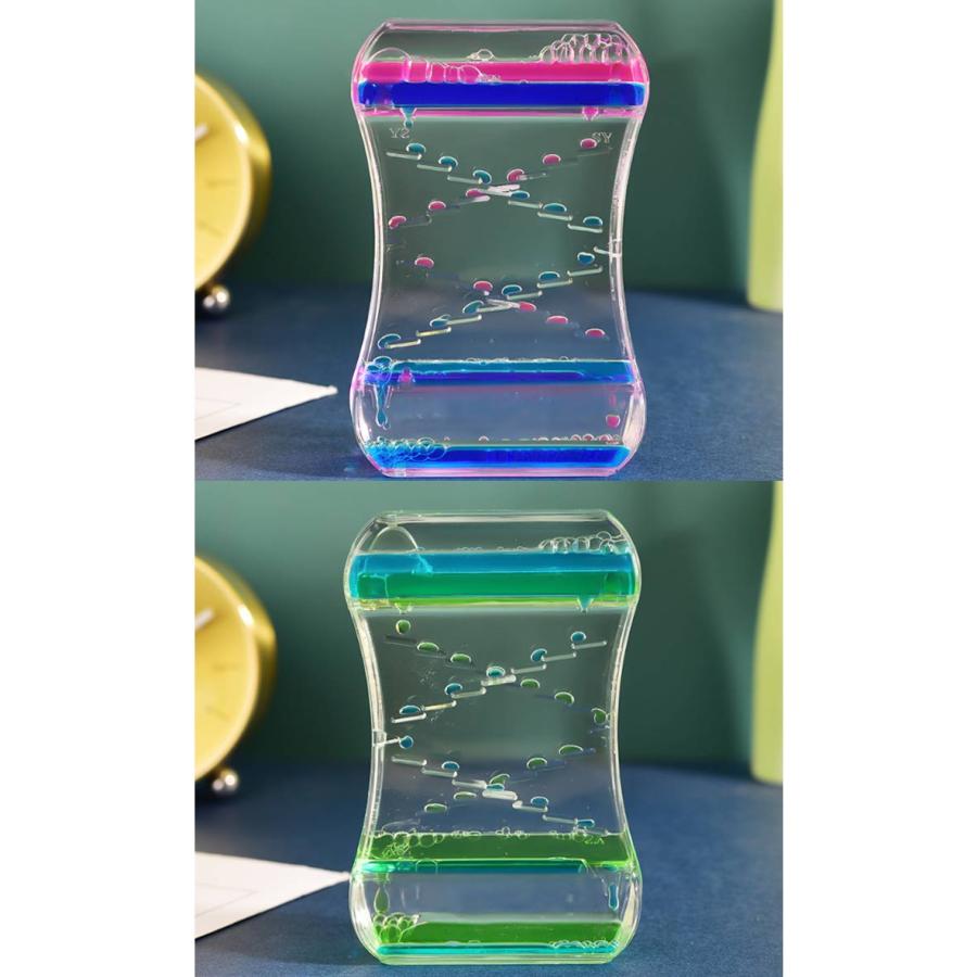 2点セット！オイルタイマー おしゃれ 水族館 水時計 タイマー 癒し