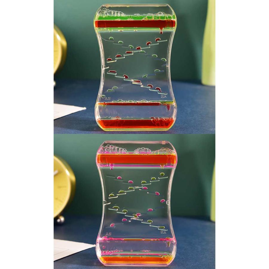 2点セット！オイルタイマー おしゃれ 水族館 水時計 タイマー 癒し