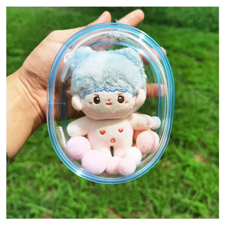 ぬいポーチ 推し活 2個セット 推し色 ぬいぐるみ クリア ぬいぐるみ
