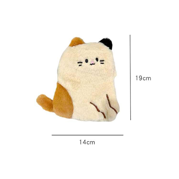 キャラクター 湯たんぽ カバー アニマル ねこ ゆたんぽ 動物