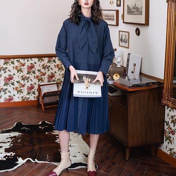 日本製 ワンピース レディース 二次会 体型カバー エレガント 長袖 リボンタイ プリーツスカート シャツワンピース カジュアル デート 女子会 Brid 7572qsjgp ブリッジー 通販 Yahoo ショッピング 全国宅配無料 Demo2 Slwebcreations Com