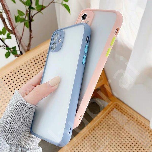 ハーフクリア 韓国 Iphoneケース アイフォンケース Iphone12ケース 携帯ケース スマホケース クリアケース 可愛い 人気 個性的 韓国 ケース パステルカラー Brid 9500tzrle ブリッジー 通販 Yahoo ショッピング