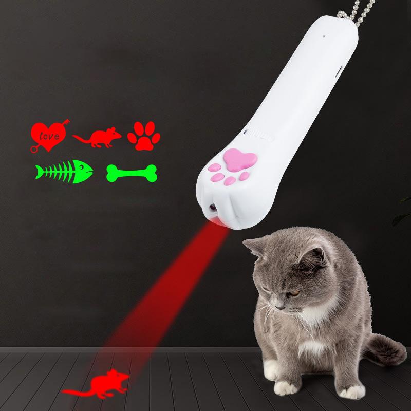 猫用 おもちゃ LEDポインター レーザーポインターペン LED投影 UVパープルライト 知育玩具 ネコ 猫じゃらし 足跡 ストレス解消 おすすめ  5dGSOa0mr8