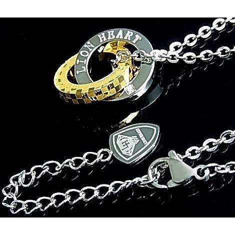 LION HEART（ライオンハート） ペアアクセサリー ペアネックレス 2連