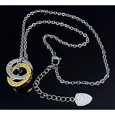 LION HEART（ライオンハート） ペアアクセサリー ペアネックレス 2連