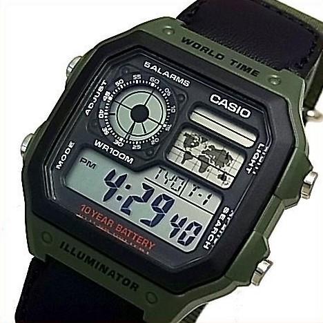 スタンダード デジタル CASIO Standard カシオ 世界地図表示ワールド