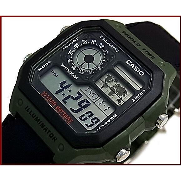 スタンダード デジタル CASIO Standard カシオ 世界地図表示ワールド