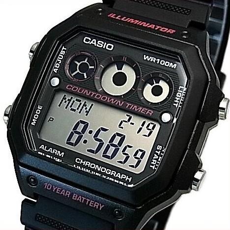 CASIO Standard カシオ スタンダード メンズ腕時計 ラバーベルト 