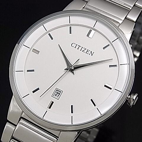 CITIZEN Standard シチズン スタンダード メンズ腕時計 ホワイト文字盤 メタルベルト 海外モデル BI5010-59A｜bright-bright