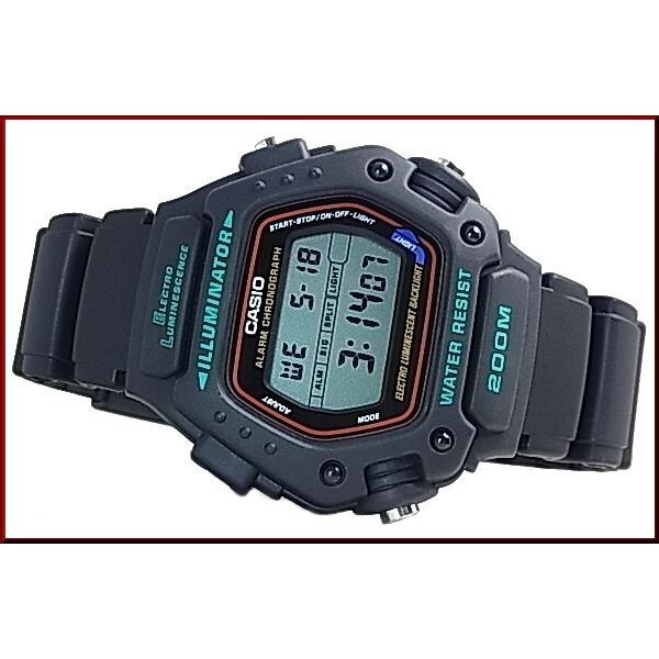 CASIO DW-290 腕時計 200m防水 CASIO Watch DW-290-1 200M Waterproof Multi-Function Digital